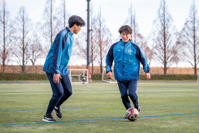 寺下選手と田中選手